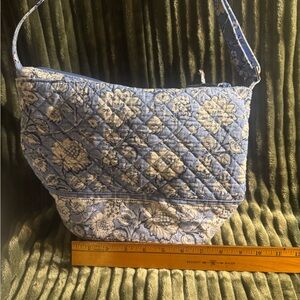 Vera Bradley Blue and White Floral Crossbody Bag